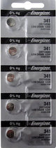 energizer 341 SR714SW Silver Oxide Batteries 1.55V New Sealed (5 Pcs.)