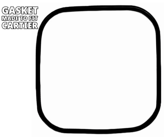 Gasket Made To Fit CA47-CARTIER TANK FRANCAISE(15.0×15.6×0.6)mm