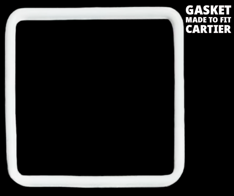 Load image into Gallery viewer, WHITE Gasket Made to Fit CA50-CARTIER SANTOS GALBEE SMALL (14.4×14.4×1.00)mm
