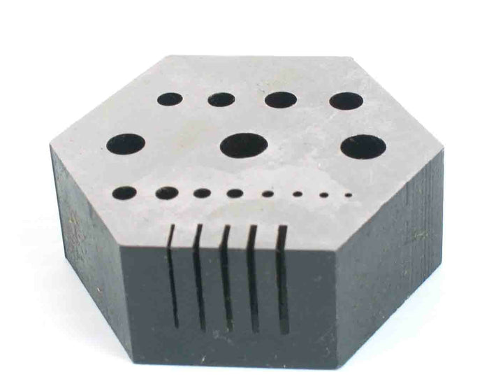 Riveting Stake Round 16-Hole Watch Die Jewelers Repair Clock and Watch Tool