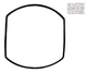 Gasket Made To Fit CA2 - CARTIER ROADSTER Model 2675 - Universal Jewelers & Watch Tools Inc.