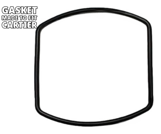 Gasket Made to Fit CA5-CARTIER ROADSTER CRYSTAL Model# 2510 (25.2×26.2×1.2)mm