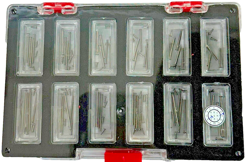 Load image into Gallery viewer, Assortment of Big Head Pins With Tubes For Watch Bracelet, Dia 1.2mm, AB-636BH
