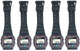 LOT OF 5 DIGITAL WATCH FOR UNISEX CHRONOGRAPH WITH ALARM AND STOP WATCH BLACK - Universal Jewelers & Watch Tools Inc.