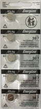 Energizer 387S Low-Drain 1.55V Silver-Oxide Button Cell Battery- (5 Pcs.)
