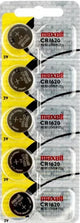 Maxell Watch Cell Batteries CR1620 New Sealed (Pack of 5)