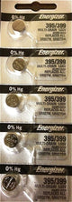 5 pcs Energizer 395/399 SR927SW, Silver Oxide Watch Battery.