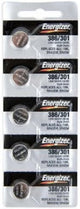 301 Button Cell Silver Oxide Watch SR43SW Electronic Battery Pack of 5 Batteries