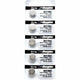 5PCS  Energizer 357/303 -SR44SW Silver Oxide Coin Cell Batteries 1.55V