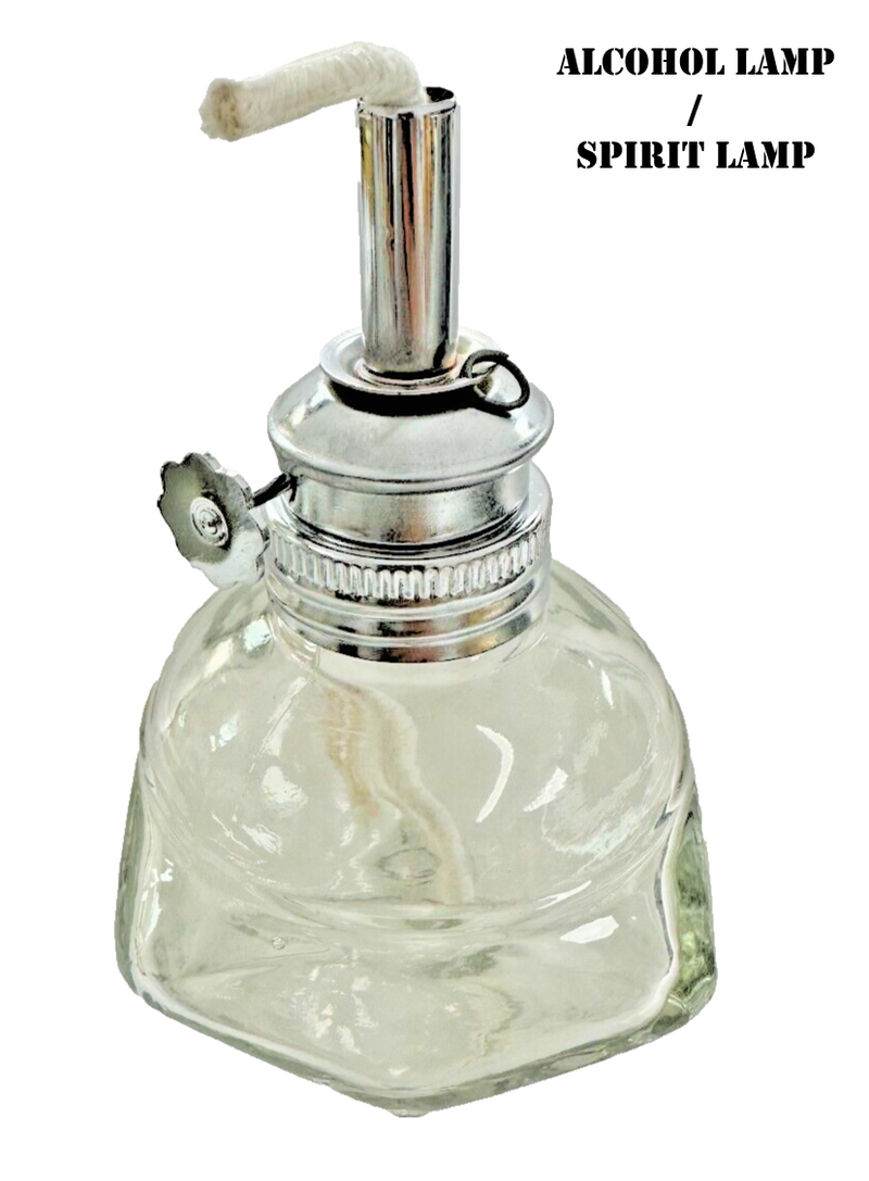 Load image into Gallery viewer, Fancy Emergency Alcohol Lamp / Spirit Lamp Adjustable, Glass Base , High Quality
