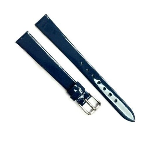 Load image into Gallery viewer, Watch Band 12MM Navy Blue Genuine Leather Soft Sweat Proof, Soft and Flat
