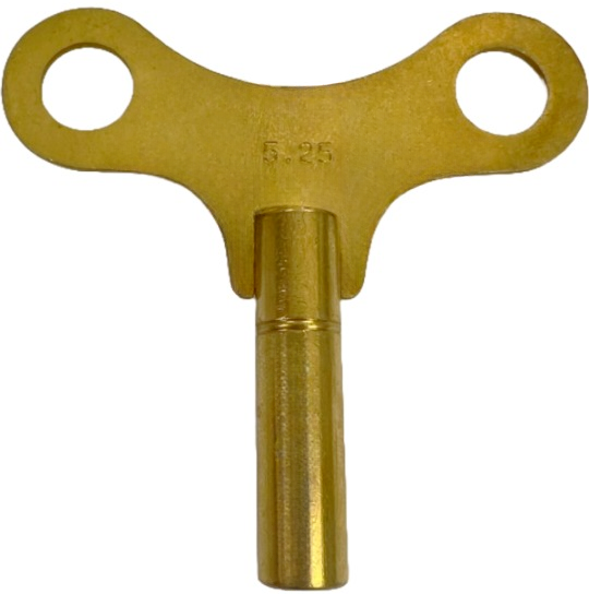 Brass Single End Clock Key #12, Jeweler Tools