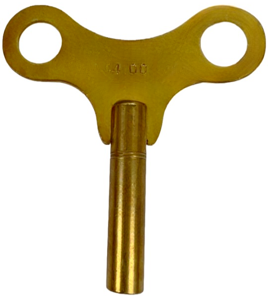Brass Single End Clock Key #7, Jeweler Tools