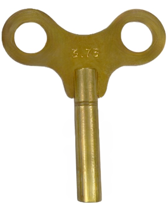 Load image into Gallery viewer, Brass Single End Clock Key #6, Jeweler Tools
