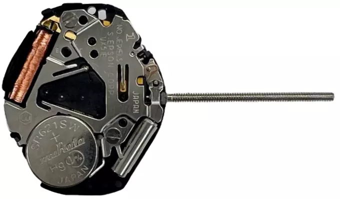 Hattori VX51 3H Seiko Quartz Watch Movement Overall Height 3.6mm