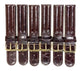 Lot of 6Pcs Watch Bands Genuine Leather Plain, Padded Shinny of size 20mm,16mm