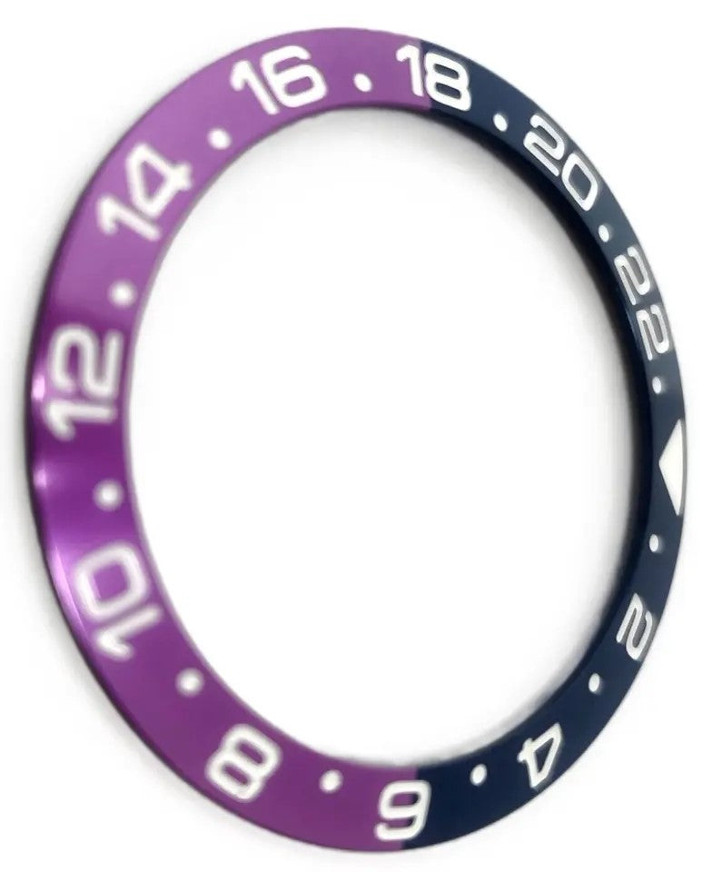 Load image into Gallery viewer, BEZEL INSERT FOR 40MM ROLEX SEA DWELLER 16600 OR 16660 WATCH BLUE/PURPLE
