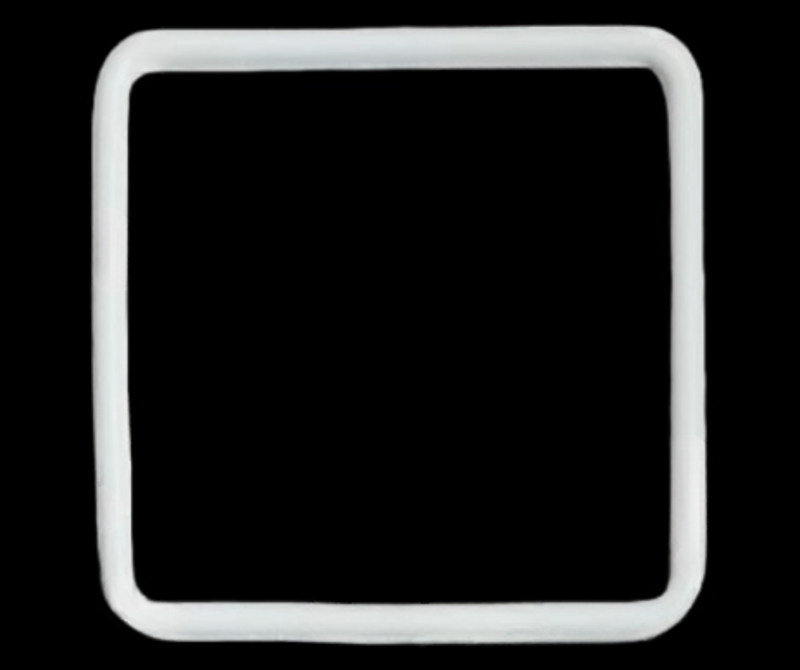 Load image into Gallery viewer, WHITE Gasket Made to Fit CA50-CARTIER SANTOS GALBEE SMALL (14.4×14.4×1.00)mm
