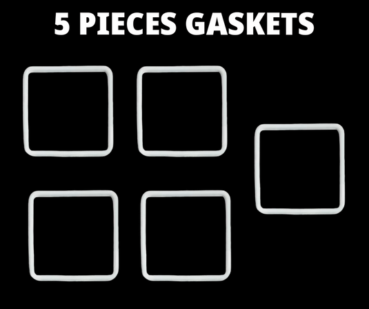 WHITE Gasket Made to Fit CA50-CARTIER SANTOS GALBEE SMALL (14.4×14.4×1.00)mm