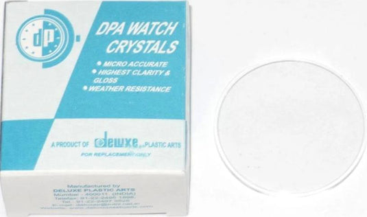 Watch Domed Plastic Crystal- Dia: 37.2 mm, Height: 3.0 mm. - Universal Jewelers & Watch Tools Inc. 