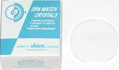 Low Domed Watch Plastic Crystal- Dia: 19.2 mm, Height: 3.0 mm. - Universal Jewelers & Watch Tools Inc. 