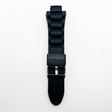 14 MM and 25 MM Silicone Special Fitting Branded Watch Band Black Color Regular Size Watch Strap