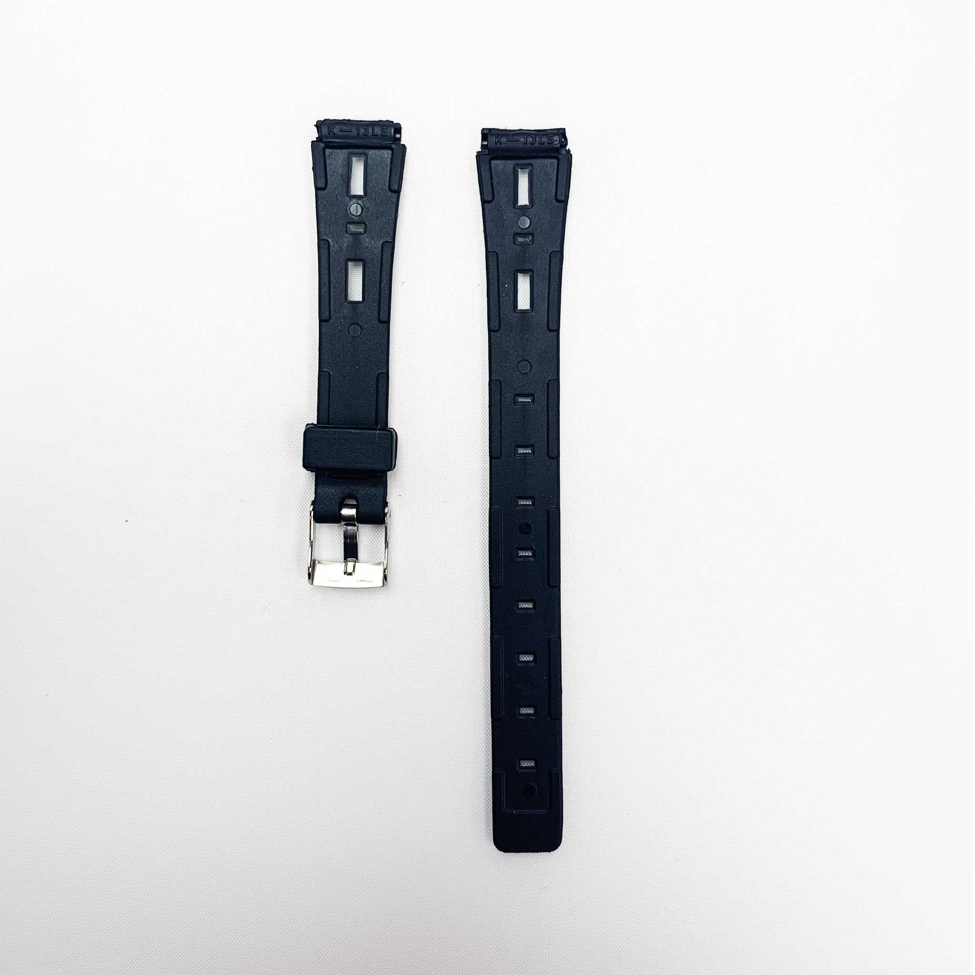 14mm pvc plastic watch band black xl sports for casio timex seiko citizen iron man watches