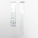14mm pvc plastic watch band transparent for casio timex seiko citizen iron man watches