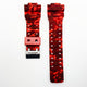 16 MM Silicone Army Style Watch Band Red Color Quick Release Regular Size G Shock Casio Watch Strap - Universal Jewelers & Watch Tools Inc.