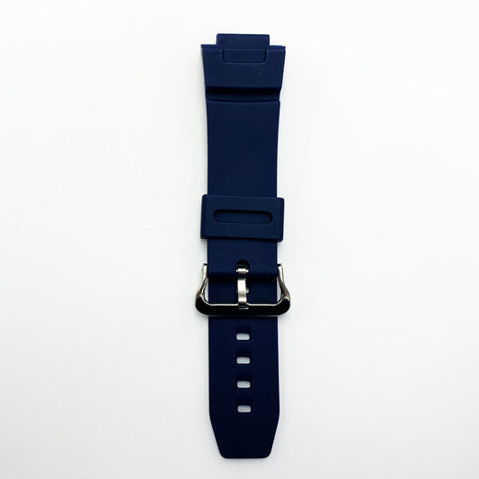 16 MM Silicone Watch Band Dark Blue Color Quick Release Regular Size G Shock Casio Watch Strap - Universal Jewelers & Watch Tools Inc.
