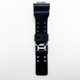 16 MM Silicone Watch Band Shiny Black Color Quick Release Regular Size G Shock Casio Watch Strap