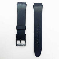 16mm pvc plastic watch band black light plain for casio timex seiko citizen iron man watches