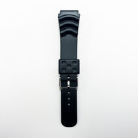 18 mm pvc watch band black color quick release regular size sieko citizen watch strap also in 20 22 mm 1