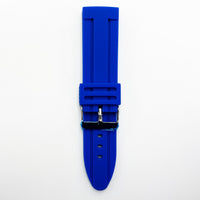 18 MM Silicone Straight Watch Band Blue Color Quick Release Regular Size G Shock Casio Watch Strap
