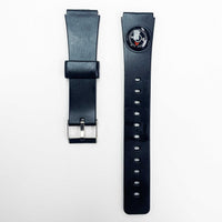18mm pvc plastic watch band black navigator for casio timex seiko citizen iron man watches