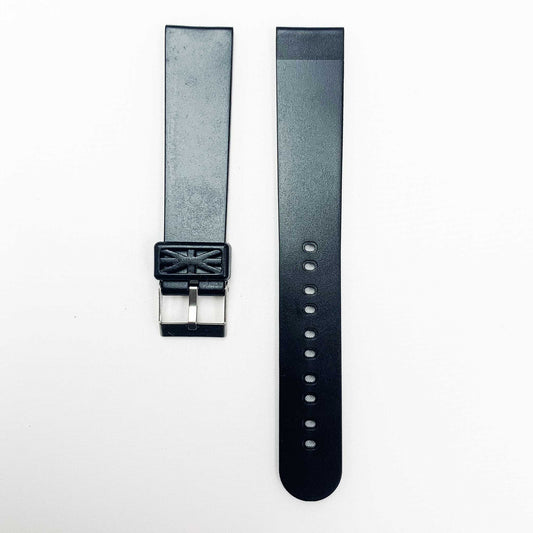 18MM PVC Plastic Watch Band Black Plain Sports for Casio Timex Seiko Citizen Iron Man Watches - Universal Jewelers & Watch Tools Inc.