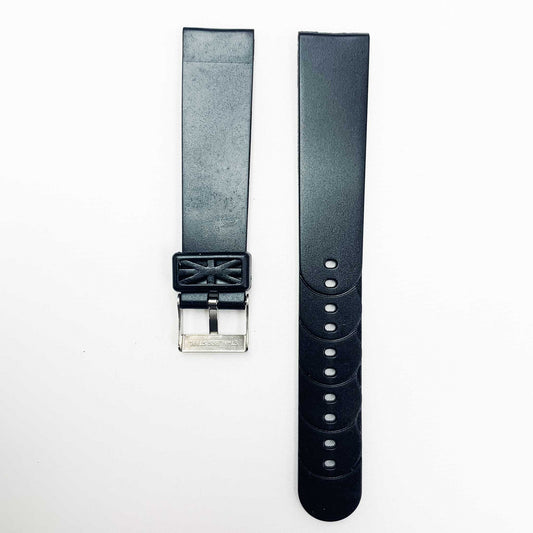 18MM PVC Plastic Watch Band Black Plain Sports for Casio Timex Seiko Citizen Iron Man Watches - Universal Jewelers & Watch Tools Inc.