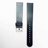 18mm pvc plastic watch band black plain sports for casio timex seiko citizen iron man watches