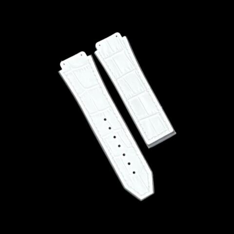 Load image into Gallery viewer, 19X22MM MULTICOLORS WATCH BANDS ALLIGATOR GRAIN LEATHER RUBBER FITS FOR HUBLOT
