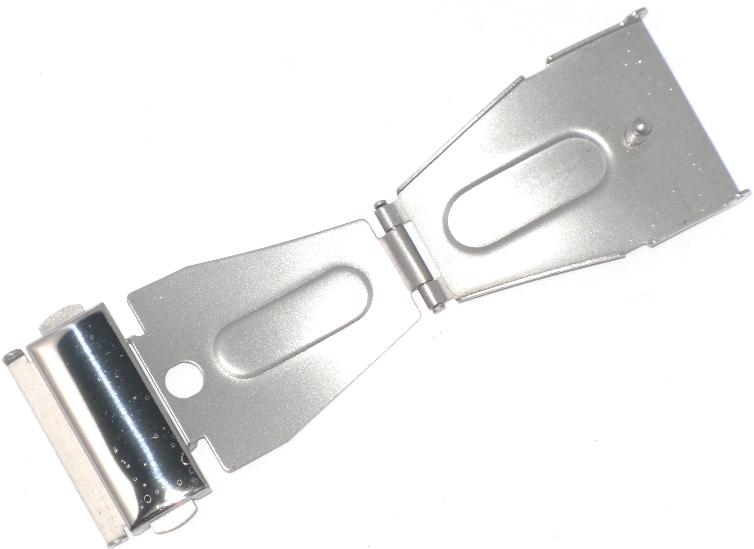 Load image into Gallery viewer, Metal Band Buckles with Push Button in Silver Color - Universal Jewelers &amp; Watch Tools Inc. 
