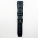 20 MM PVC Metal Style Watch Band Black Color Quick Release Regular Size Watch Strap - Universal Jewelers & Watch Tools Inc.