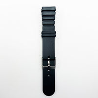 20 mm pvc watch band black color quick release xl size watch strap 1