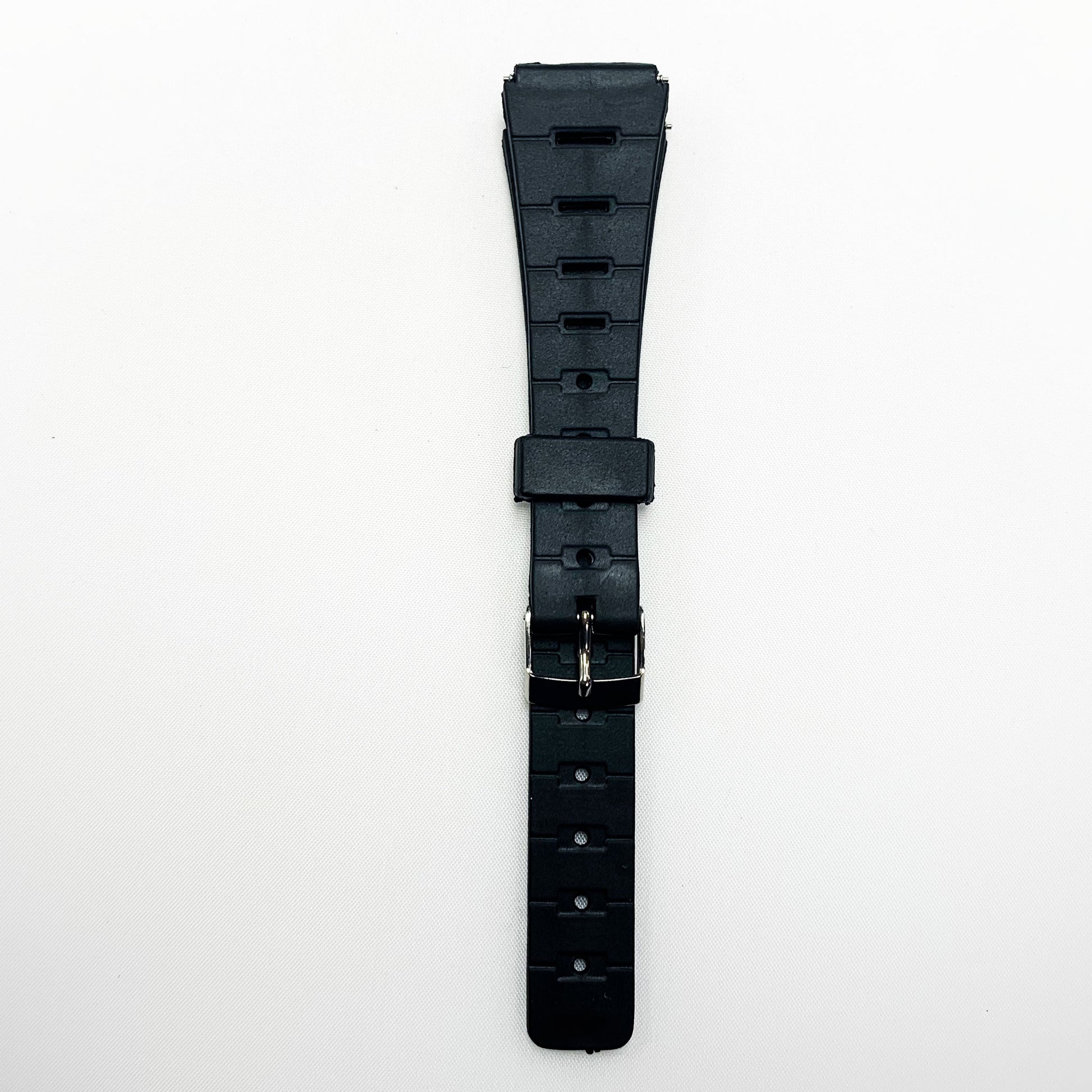 20 mm pvc watch band with black color quick release xxl size watch strap 1