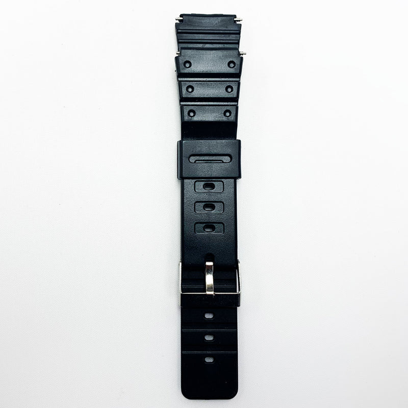Load image into Gallery viewer, 20 mm pvc watch band with easy pin black color quick release regular size watch strap 1

