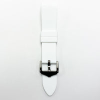 20 MM Special Curve White Color Silicone Quick Release Regular Size Watch Strap Steel HR