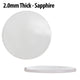 Round Flat Sapphire Watch Crystal 2.0mm Thick (Diameter 20.0mm to 42.5mm) - Universal Jewelers & Watch Tools Inc.
