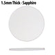 Round Flat Sapphire Watch Crystal 1.5mm Thick(Diameter 20.0mm to 42.5mm) - Universal Jewelers & Watch Tools Inc.