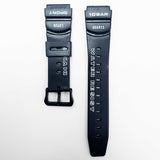 20mm pvc plastic watch band black 10bar quartz for casio timex seiko citizen iron man watches