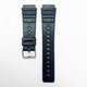20MM PVC Plastic Watch Band Black Regular Special Fitting for Casio Timex Seiko Citizen Iron Man Watches - Universal Jewelers & Watch Tools Inc.