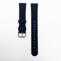 20mm pvc plastic watch band black xl for casio timex seiko citizen iron man watches